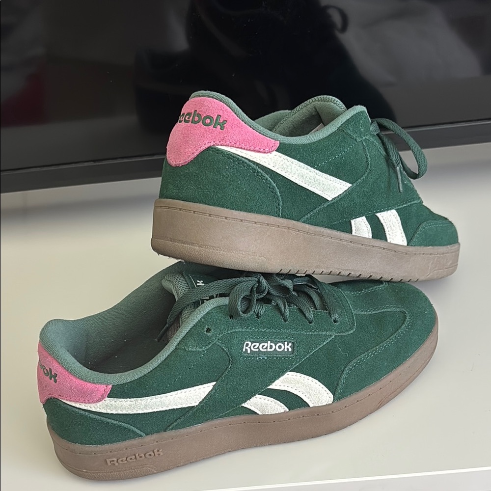 Forest Green Reeboks